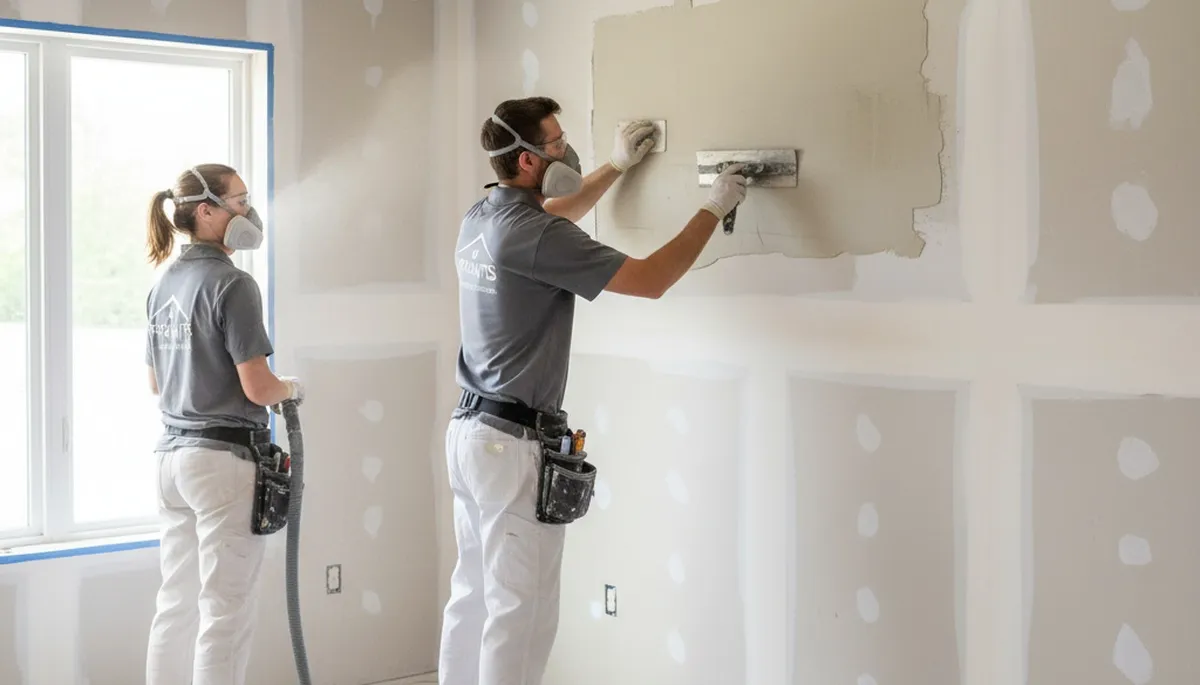 Professional drywall repair and wall restoration in Salt Lake City, UT home interior