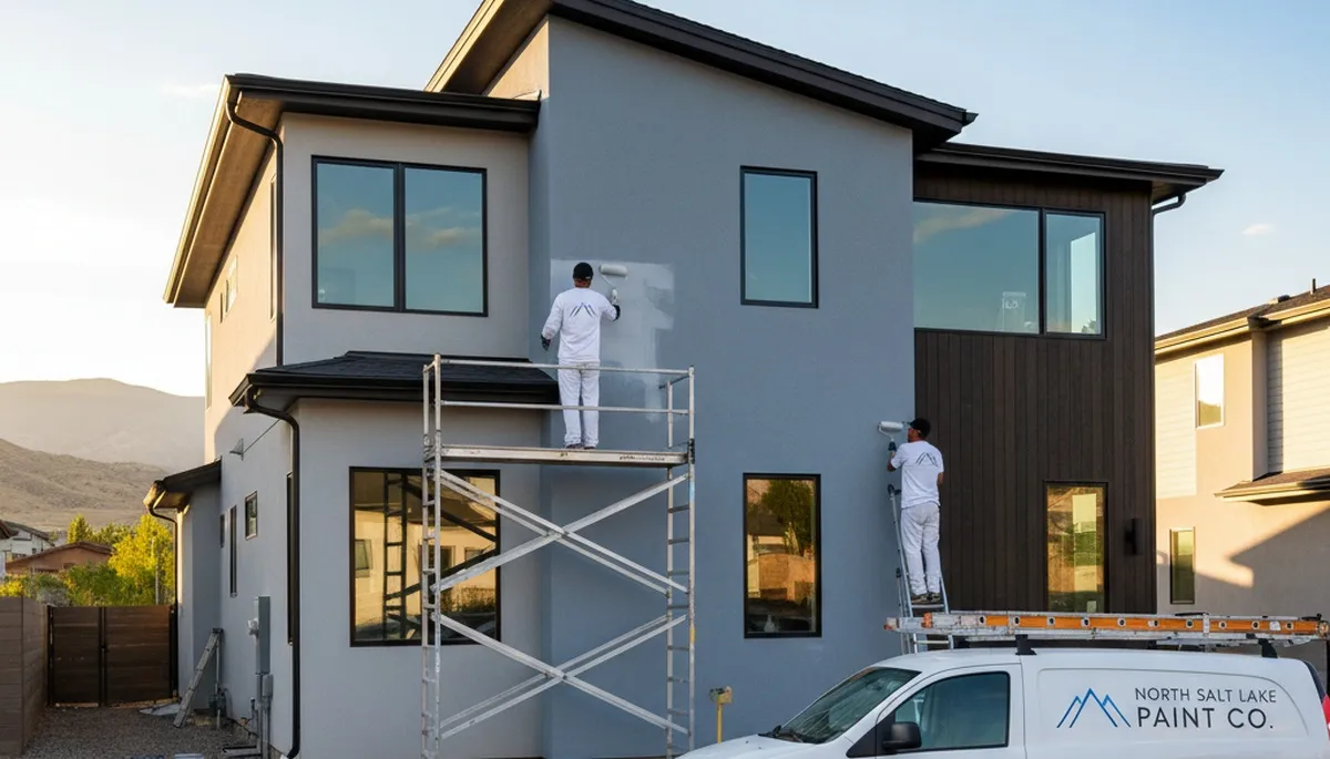 Professional house painters in Salt Lake City UT providing expert exterior home painting services