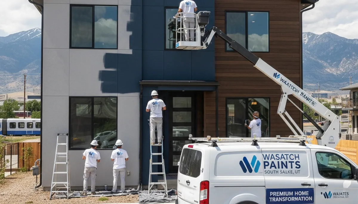 House painting crew serving Salt Lake City, UT with professional interior and exterior painting services