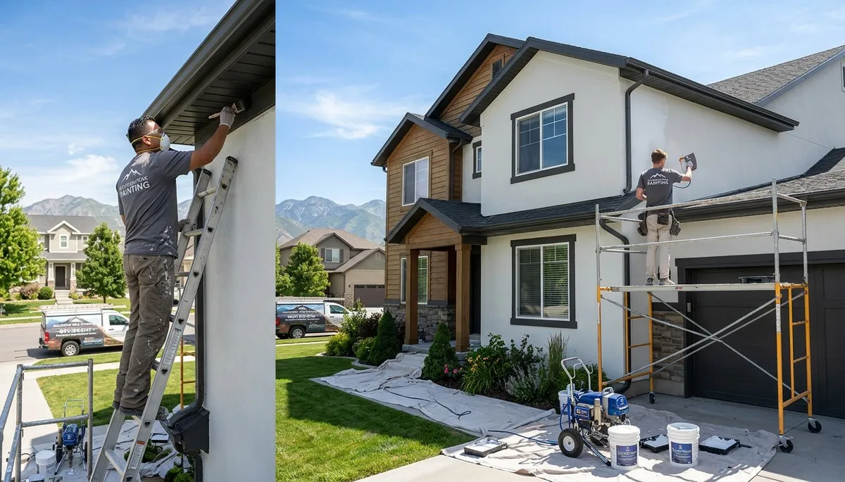 Professional house painters serving Salt Lake City UT homes with quality exterior painting services